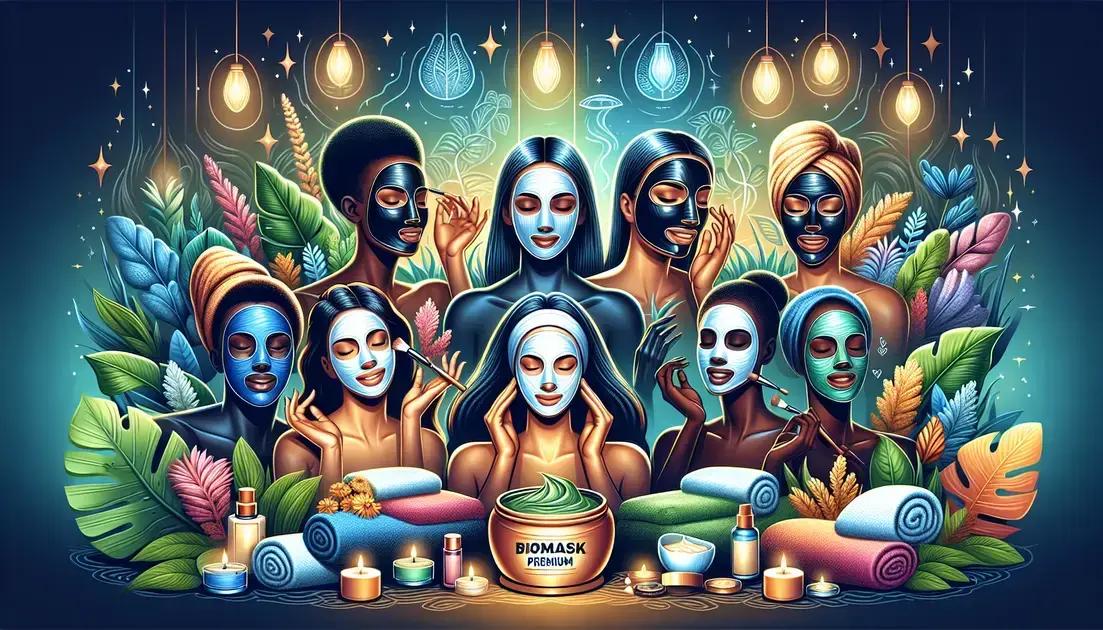 Máscara Facial Purificante: Renove Sua Pele com a BIOMASK Premium